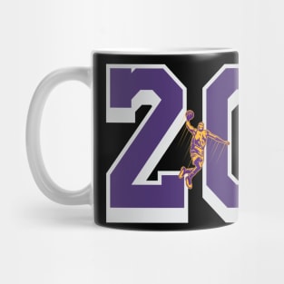 lakers number  20 Mug